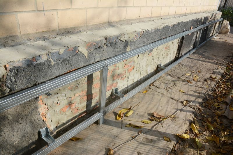 Repaired Foundation with Structural Support